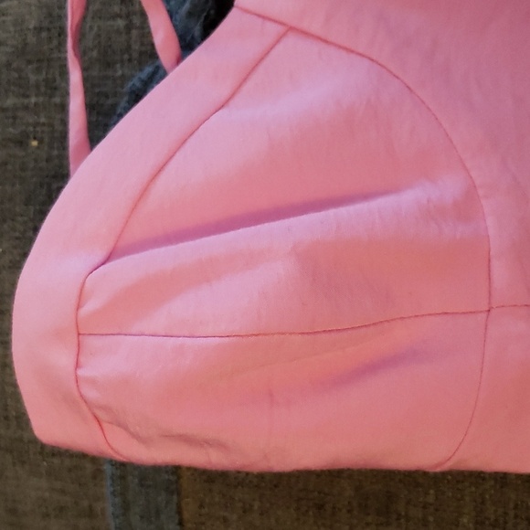 Zara Barbie Pink Lace-up Open Back Bustier Crop Top Size XS - Picture 9 of 10